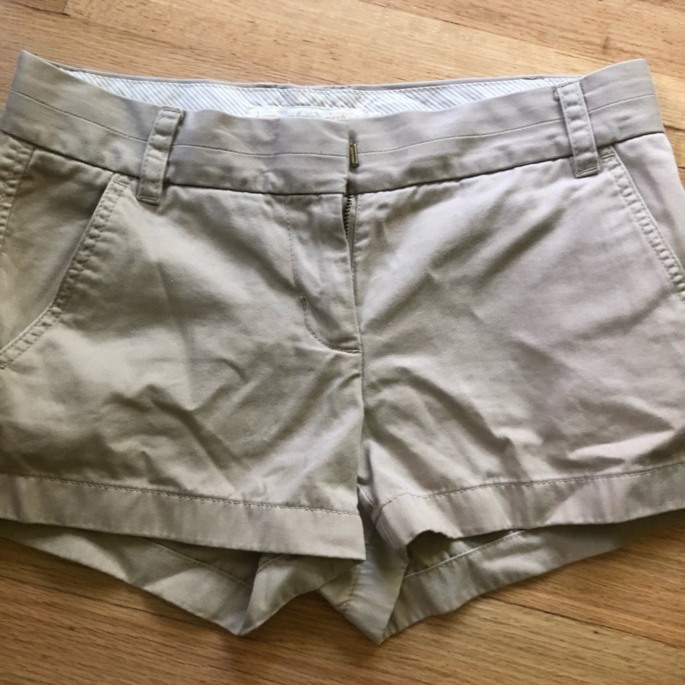 J crew khaki shorts